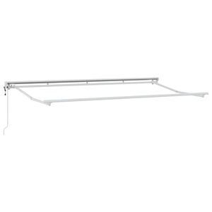 vidaXL Estrutura de Toldo Branco 4 x 2 m