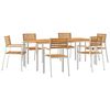 vidaXL Conjunto de Jantar para Jardim 7 unid.