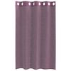 vidaXL Cortinas de voile com ilh&oacute;s 2 pcs roxo 140x175 cm