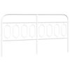 vidaXL Cabeceira de substitui&ccedil;&atilde;o 160 cm metal branco