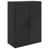vidaXL Arm&aacute;rio de Parede Preto 66 x 34,5 x 90 cm Derivados de Madeira