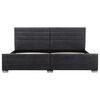 vidaXL Estrutura de cama 180x200 cm camur&ccedil;a artificial cinzento
