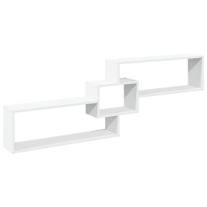 vidaXL Arm&aacute;rio de parede 158x18x53 cm derivados de madeira branco