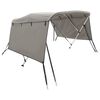 vidaXL Toldo de 3 arcos Bimini c/ paredes laterais 183x(185-198)x137cm