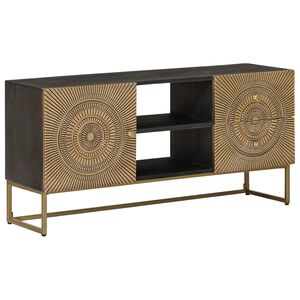vidaXL Gabinete para TV com gaveta com porta Lat&atilde;o 105 x 30 x 50 cm