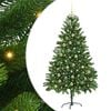 vidaXL &Aacute;rvore de Natal com luzes LED Verde 180 cm PE