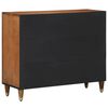vidaXL Buffet Castanho 90 x 33 x 75 cm Madeira de manga maci&ccedil;a