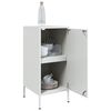 vidaXL Aparadores 2 pcs 36x39x79 cm a&ccedil;o branco