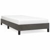 vidaXL Estrutura de cama sem colch&atilde;o 80x200 cm veludo cinzento-escuro