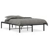 vidaXL Estrutura de cama 120x200 cm metal preto