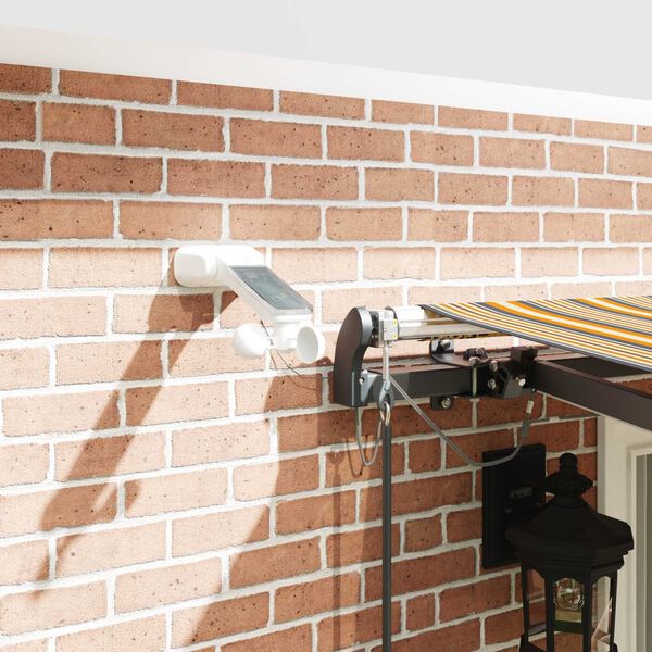 vidaXL Tecido de Toldos com Multicolor 400 &times; 350 cm Poli&eacute;ster