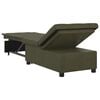 vidaXL Sof&aacute;-Cama Verde Ex&eacute;rcito 194 x 67 x 82 cm Tecido Huahua