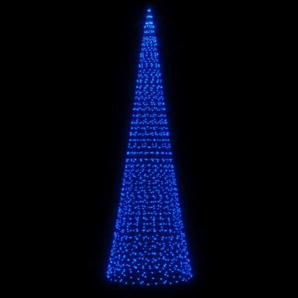 vidaXL &Aacute;rvore de Natal LED 1534 LEDs Azul 500 cm