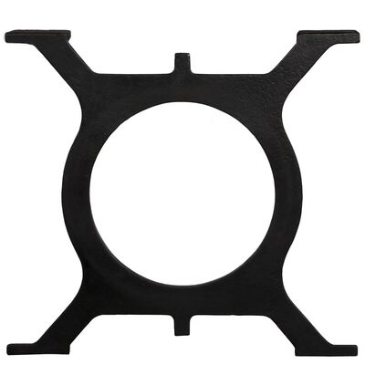 vidaXL Pernas para mesa de centro 2 pcs estrutura em O ferro fundido