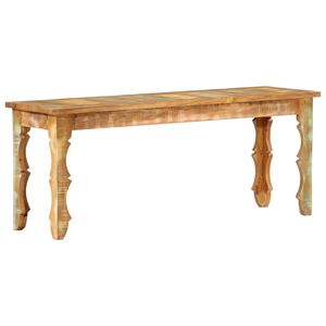 vidaXL Banco 110x35x45 cm madeira recuperada maci&ccedil;a
