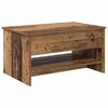 vidaXL Mesa de centro Madeira Antiga 80 x 50,5 x 41,5 cm