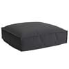 vidaXL Almofada Preto 50 x 50 x 12 cm Tecido Oxford
