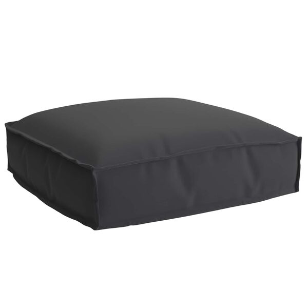 vidaXL Almofada Preto 50 x 50 x 12 cm Tecido Oxford