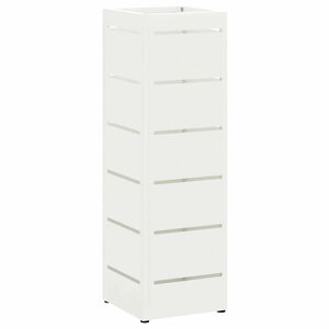 vidaXL Suporte de Guarda-Sol Branco 15,5 x 15,5 x 49 cm A&ccedil;o