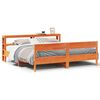 vidaXL Cama sem colch&atilde;o 180x200 cm pinho maci&ccedil;o castanho-mel