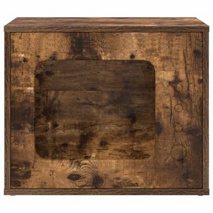 vidaXL Casa para Gatos Carvalho Defumado 51 x 30 x 42,5 cm