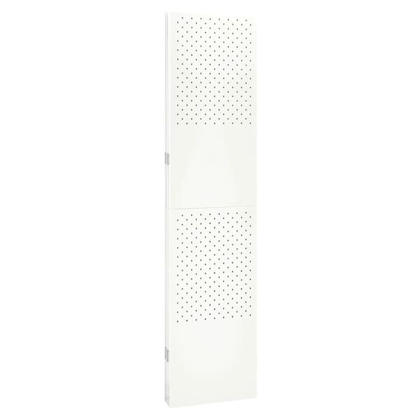 vidaXL Divis&oacute;ria de quarto com 4 pain&eacute;is a&ccedil;o 160x180 cm branco