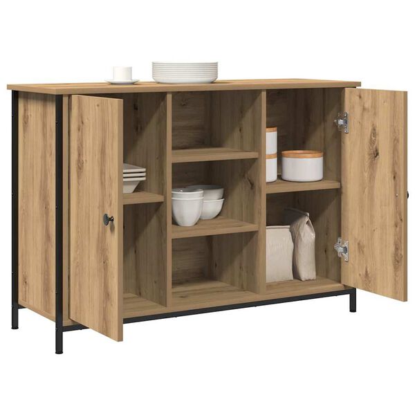 vidaXL Buffet Carvalho Artesanal 100 x 35 x 70 cm