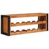 vidaXL Escorredor de Vinho 100 x 45 x 33 cm Madeira S&oacute;lida de Ac&aacute;cia