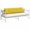 vidaXL Travesseiro para Costas Amarelo 180 x 50 cm