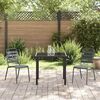 vidaXL Conjunto de Jantar para Jardim 3 pcs Antracite