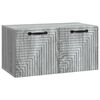 vidaXL Gabinete de TV de Parede Sonoma Cinzento 59,5 x 31 x 30 cm