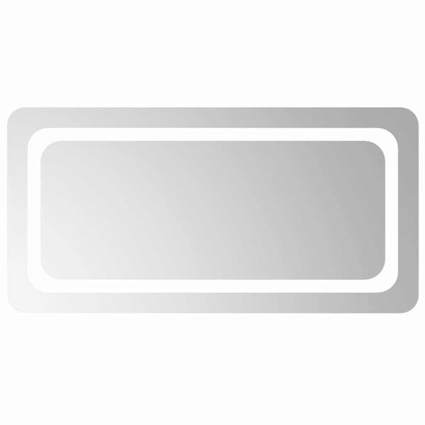 vidaXL Espelho de casa de banho com luzes LED 80x40 cm