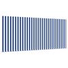 vidaXL Toldo Retr&aacute;til Azul e Branco 300 x 200 cm Poli&eacute;ster e Alum&iacute;nio