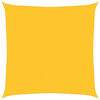 vidaXL Para-sol estilo vela quadrado 160 g/m&sup2; 7x7 m PEAD amarelo
