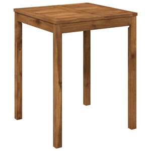 vidaXL Mesa de Jantar de Jardim Natural 60 x 60,5 x 75 cm