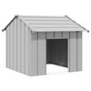 vidaXL Casota para c&atilde;es com telhado 85x107x81 cm a&ccedil;o galvanizado