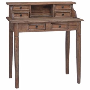 vidaXL Secret&aacute;ria com gavetas 90x50x101 cm madeira de mogno maci&ccedil;a