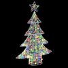 vidaXL &Aacute;rvore de Natal com 100 LEDs Multicolor 120 cm Acr&iacute;lo
