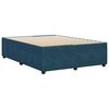 vidaXL Estrutura de cama 140x190 cm veludo azul