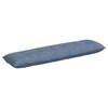 vidaXL Travesseiro para Costas Azul 180 x 50 cm