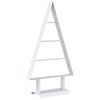 vidaXL &Aacute;rvore de Natal de metal KUOPIO 60 cm A&ccedil;o Branco