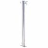 vidaXL Coluna de &aacute;gua para jardim em a&ccedil;o inoxid&aacute;vel redonda 60 cm