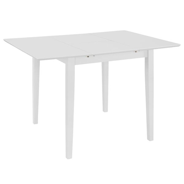 vidaXL 3 pcs conjunto de jantar MDF branco