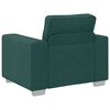 vidaXL Sof&aacute; 3 pcs Verde Escuro 219 x 80 x 82 cm