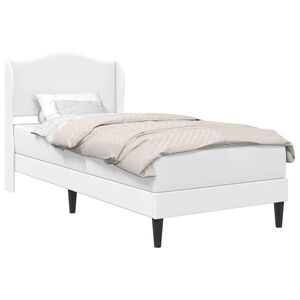 vidaXL Estrutura da Cama Branco 80 x 200 cm Couro Sint&eacute;tico