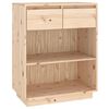 vidaXL Arm&aacute;rio consola 60x34x75 cm pinho maci&ccedil;o