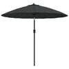 vidaXL Guarda-sol de exterior c/ mastro alum&iacute;nio 250 cm antracite