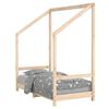 vidaXL Estrutura de cama infantil 70x140 cm pinho maci&ccedil;o