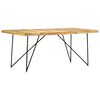 vidaXL Mesa de jantar 180x90x76 cm madeira de mangueira maci&ccedil;a