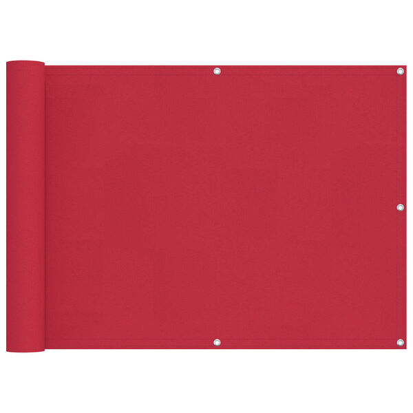 vidaXL Tela de Varanda Borgonha 75 x 200 cm